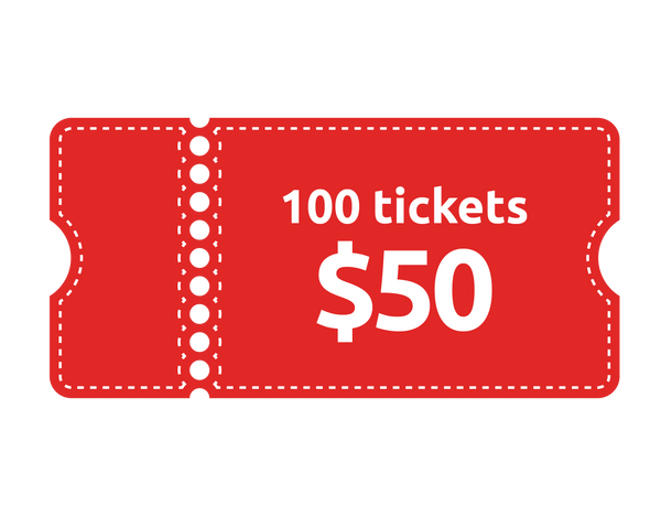 100 for $50