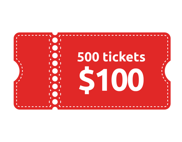 500 for $100
